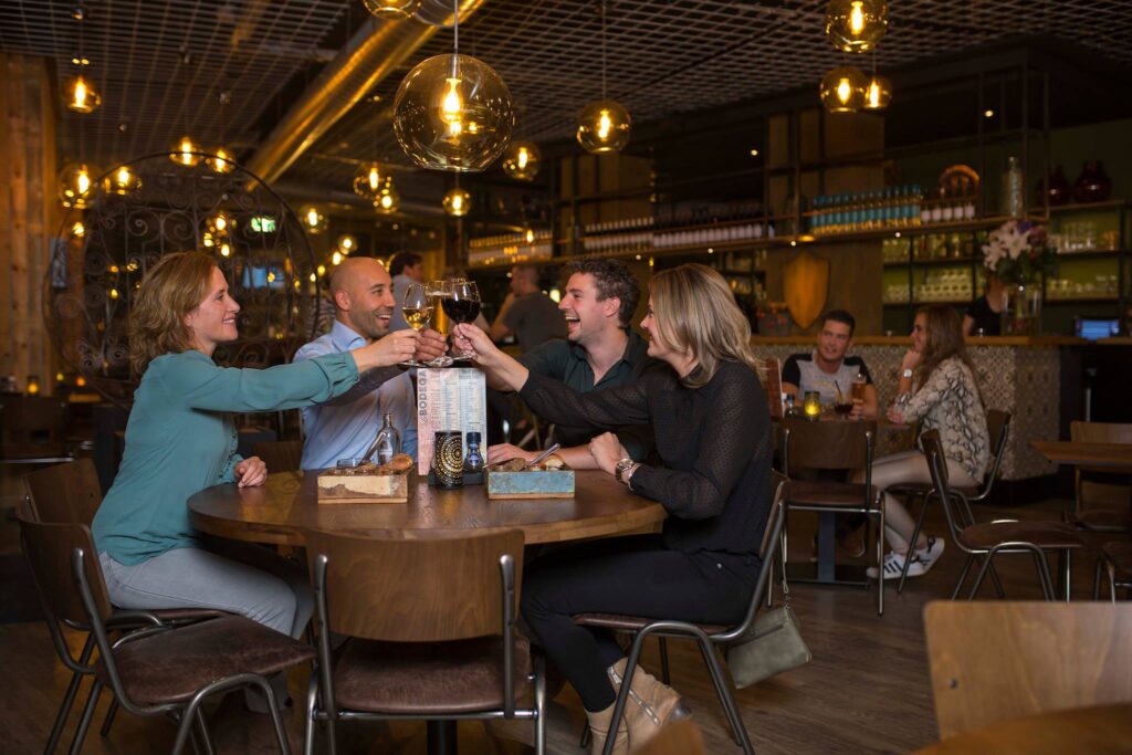 Bedrijfsborrel in de bodega